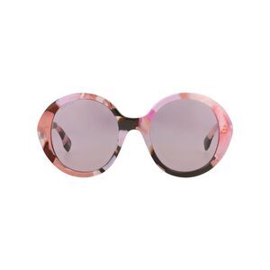 Gucci Round-Frame Recycled Acetate Sunglasses Pink Womens